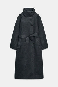 BELORIA – Oversized Double-Breasted Wool Coat