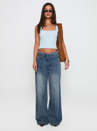 BELORIA – Mid-Rise Belted Cargo Jeans