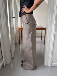 BELORIA – Taupe Straight Leg Trousers