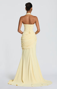 BELORIA – Nehemia Lemon Yellow Gown