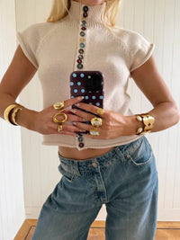 BELORIA – Button Knit Top