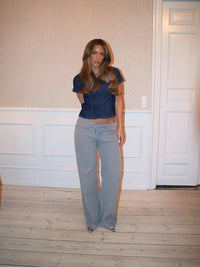 BELORIA – Low Rise Bow Tailored Trousers