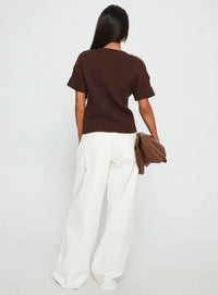 BELORIA – Low Rise Wide Leg Jeans