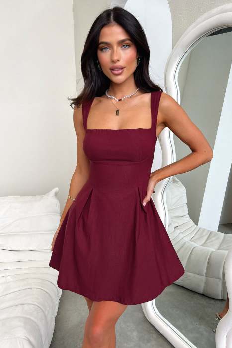 Vestido Bransley de tirantes ajustables – Corte A