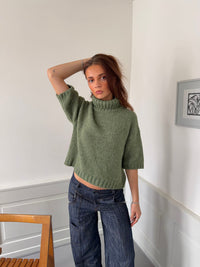 BELORIA – Dubleo Green Knit Sweater