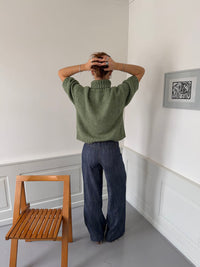 BELORIA – Dubleo Green Knit Sweater