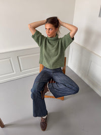 BELORIA – Dubleo Green Knit Sweater